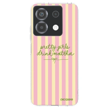 Picasee silikonska prozirna maskica za Xiaomi Poco X6 - Pretty matcha