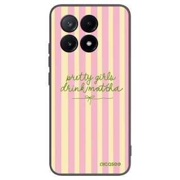 Picasee crna silikonska maskica za Xiaomi Poco X6 Pro - Pretty matcha