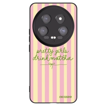 Picasee crna silikonska maskica za Xiaomi 14 Ultra - Pretty matcha