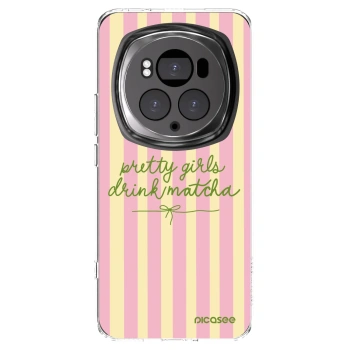 Picasee silikonska prozirna maskica za Honor Magic6 Pro - Pretty matcha