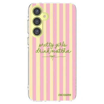Picasee silikonska prozirna maskica za Samsung Galaxy A35 5G A356B - Pretty matcha