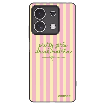 Picasee crna silikonska maskica za Xiaomi Redmi Note 13 4G - Pretty matcha