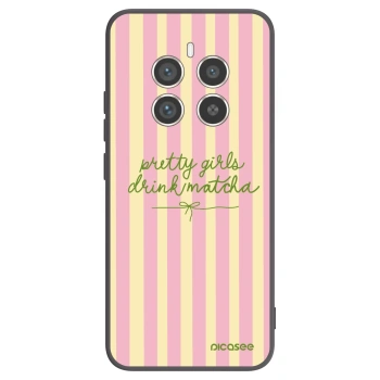 Picasee crna silikonska maskica za Realme 12 Pro 5G - Pretty matcha