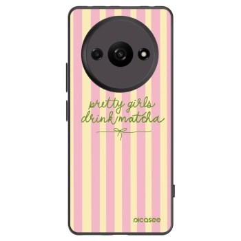Picasee crna silikonska maskica za Xiaomi Redmi A3 - Pretty matcha