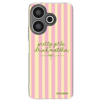 Picasee silikonska prozirna maskica za Xiaomi Redmi 13 4G - Pretty matcha