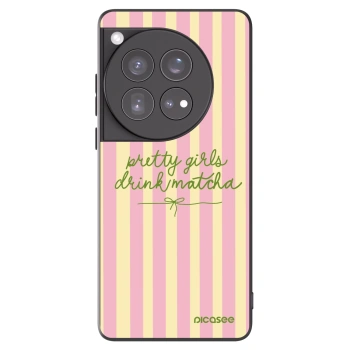 Picasee crna silikonska maskica za OnePlus 12 5G - Pretty matcha