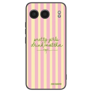 Picasee crna silikonska maskica za OnePlus Nord 4 - Pretty matcha