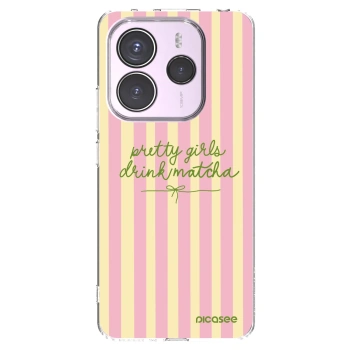 Picasee silikonska prozirna maskica za Xiaomi Redmi Note 14 5G - Pretty matcha