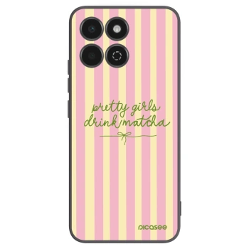 Picasee crna silikonska maskica za Honor 200 Smart 5G - Pretty matcha