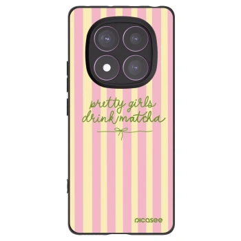 Picasee crna silikonska maskica za Xiaomi Redmi Note 14 Pro 4G - Pretty matcha