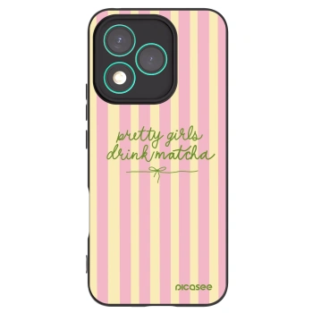 Picasee crna silikonska maskica za Honor 400 Lite 5G - Pretty matcha