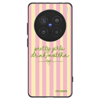 Picasee crna silikonska maskica za Vivo X200 Pro - Pretty matcha