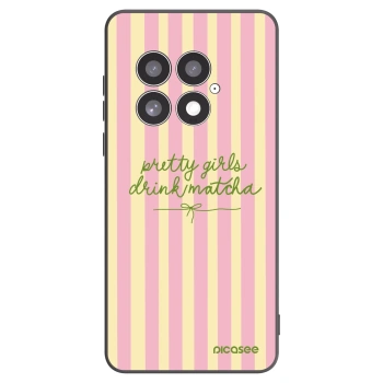 Picasee crna silikonska maskica za OnePlus 13 5G - Pretty matcha