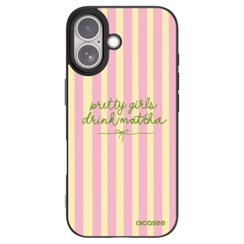 Picasee crna silikonska maskica za Apple iPhone 17 - Pretty matcha