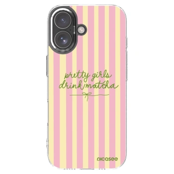 Picasee silikonska prozirna maskica za Apple iPhone 17 - Pretty matcha