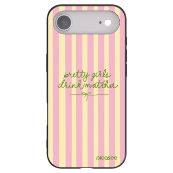 Picasee crna silikonska maskica za Apple iPhone Air - Pretty matcha