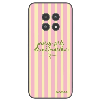 Picasee crna silikonska maskica za Realme 12X - Pretty matcha