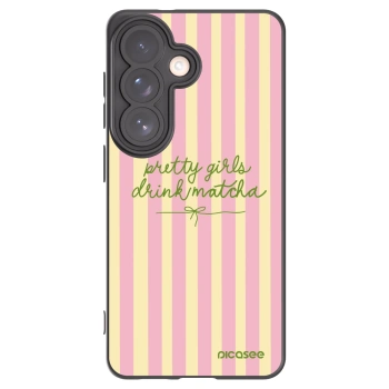 Picasee crna silikonska maskica za Samsung Galaxy S26 - Pretty matcha