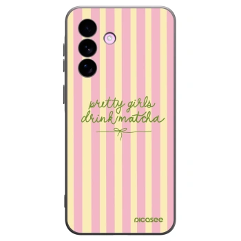 Picasee crna silikonska maskica za Samsung Galaxy A57 5G - Pretty matcha