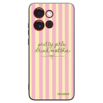 Picasee crna silikonska maskica za Motorola Edge 60 Neo 5G - Pretty matcha