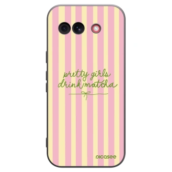 Picasee crna silikonska maskica za Google Pixel 10a - Pretty matcha