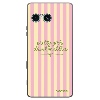 Picasee crna silikonska maskica za Sony Xperia 10 VII - Pretty matcha