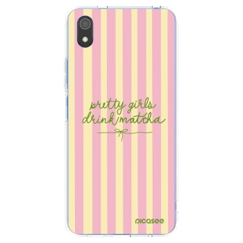 Picasee silikonska prozirna maskica za Xiaomi Redmi 7A - Pretty matcha