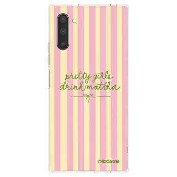Picasee silikonska prozirna maskica za Samsung Galaxy Note 10 N970F - Pretty matcha
