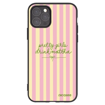 Picasee crna silikonska maskica za Apple iPhone 11 Pro - Pretty matcha