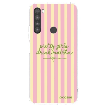 Picasee silikonska prozirna maskica za Xiaomi Redmi Note 8 - Pretty matcha