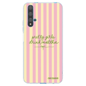 Picasee silikonska prozirna maskica za Huawei Nova 5T - Pretty matcha