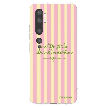 Picasee silikonska prozirna maskica za Xiaomi Mi Note 10 (Pro) - Pretty matcha