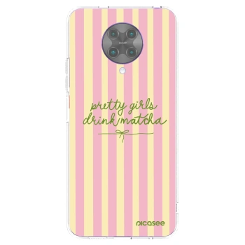 Picasee silikonska prozirna maskica za Xiaomi Poco F2 Pro - Pretty matcha
