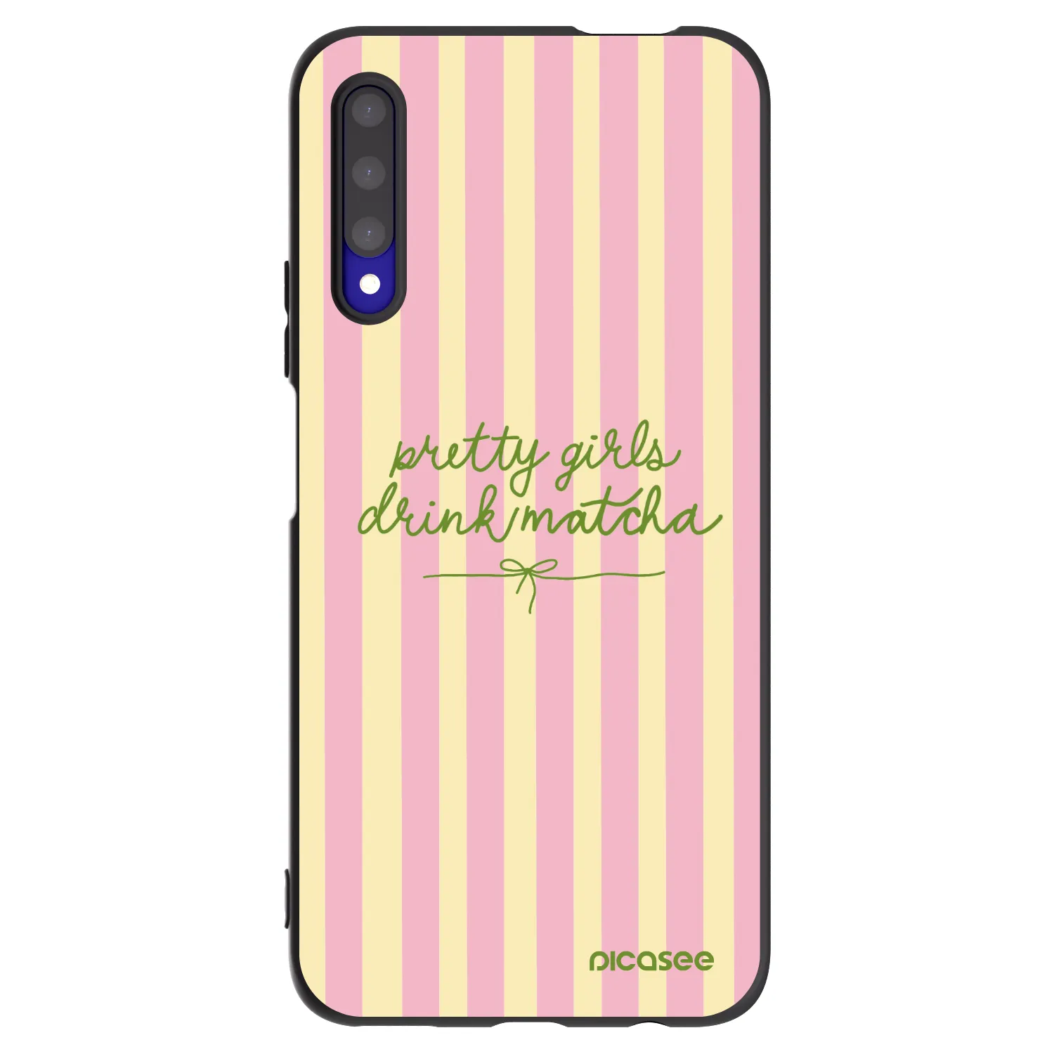 Picasee crna silikonska maskica za Honor 9X Pro - Pretty matcha