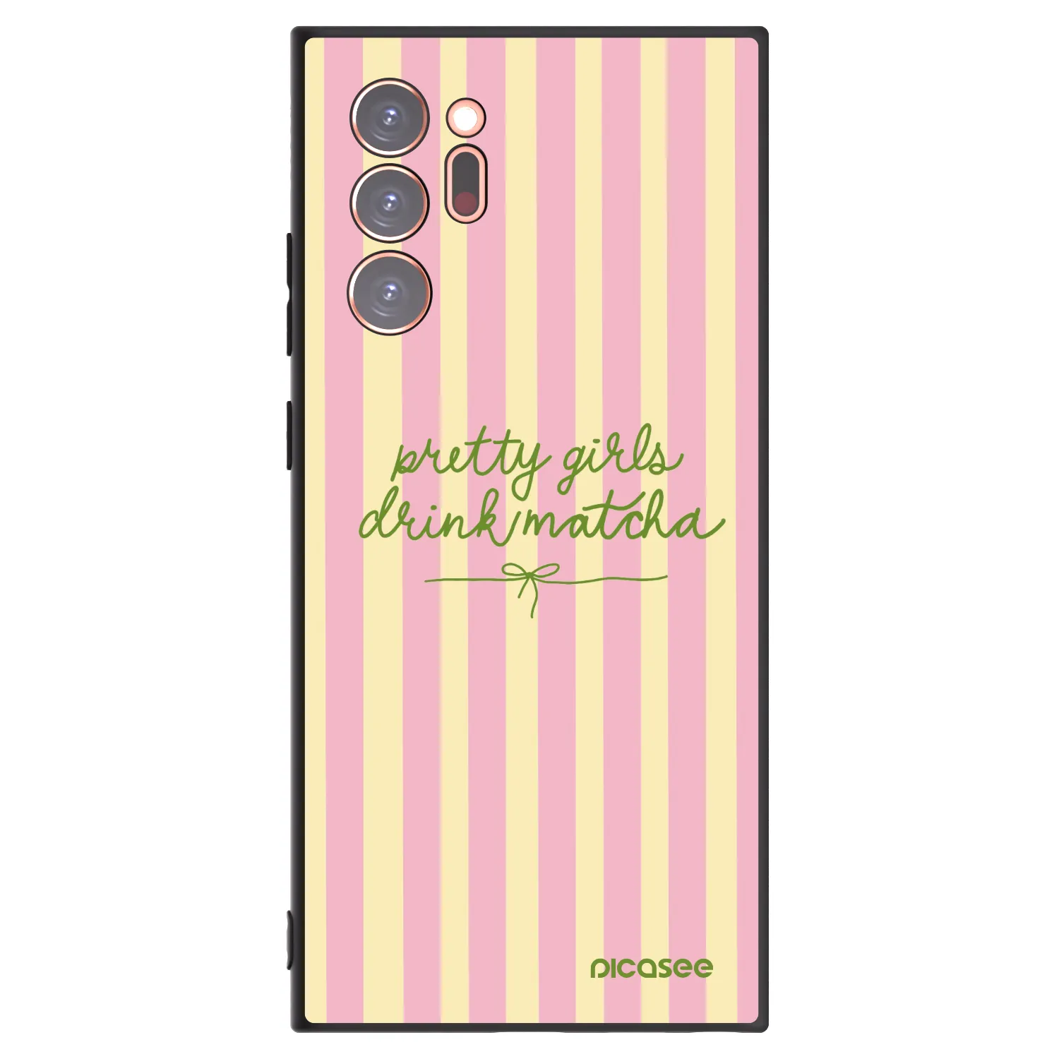 Picasee crna silikonska maskica za Samsung Galaxy Note 20 Ultra - Pretty matcha