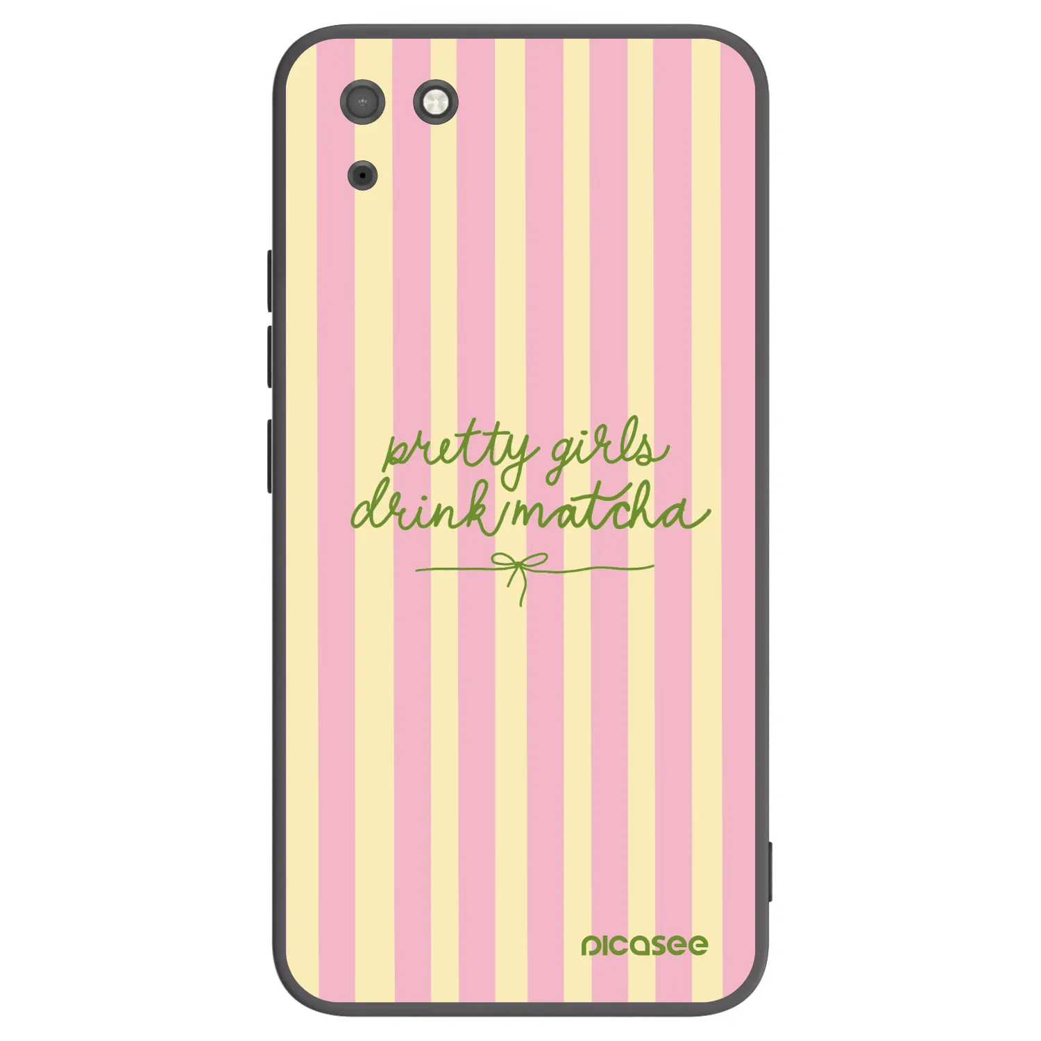 Picasee crna silikonska maskica za Huawei Y5P - Pretty matcha