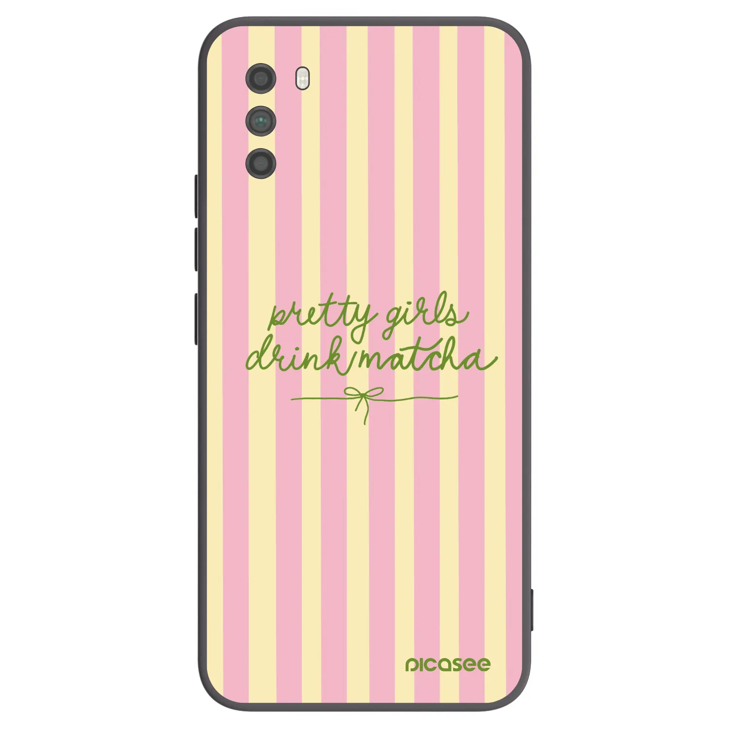 Picasee crna silikonska maskica za Xiaomi Poco M3 - Pretty matcha