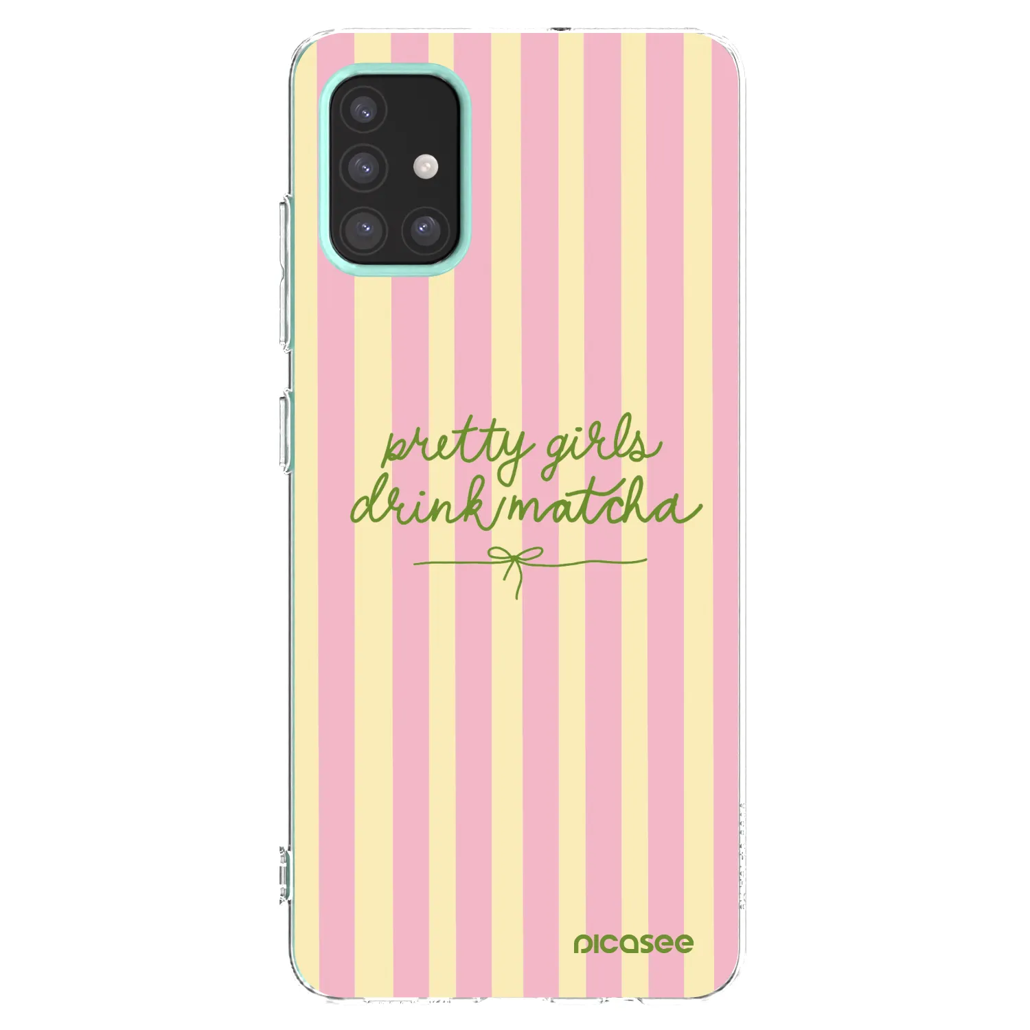 Picasee silikonska prozirna maskica za Samsung Galaxy M31s - Pretty matcha