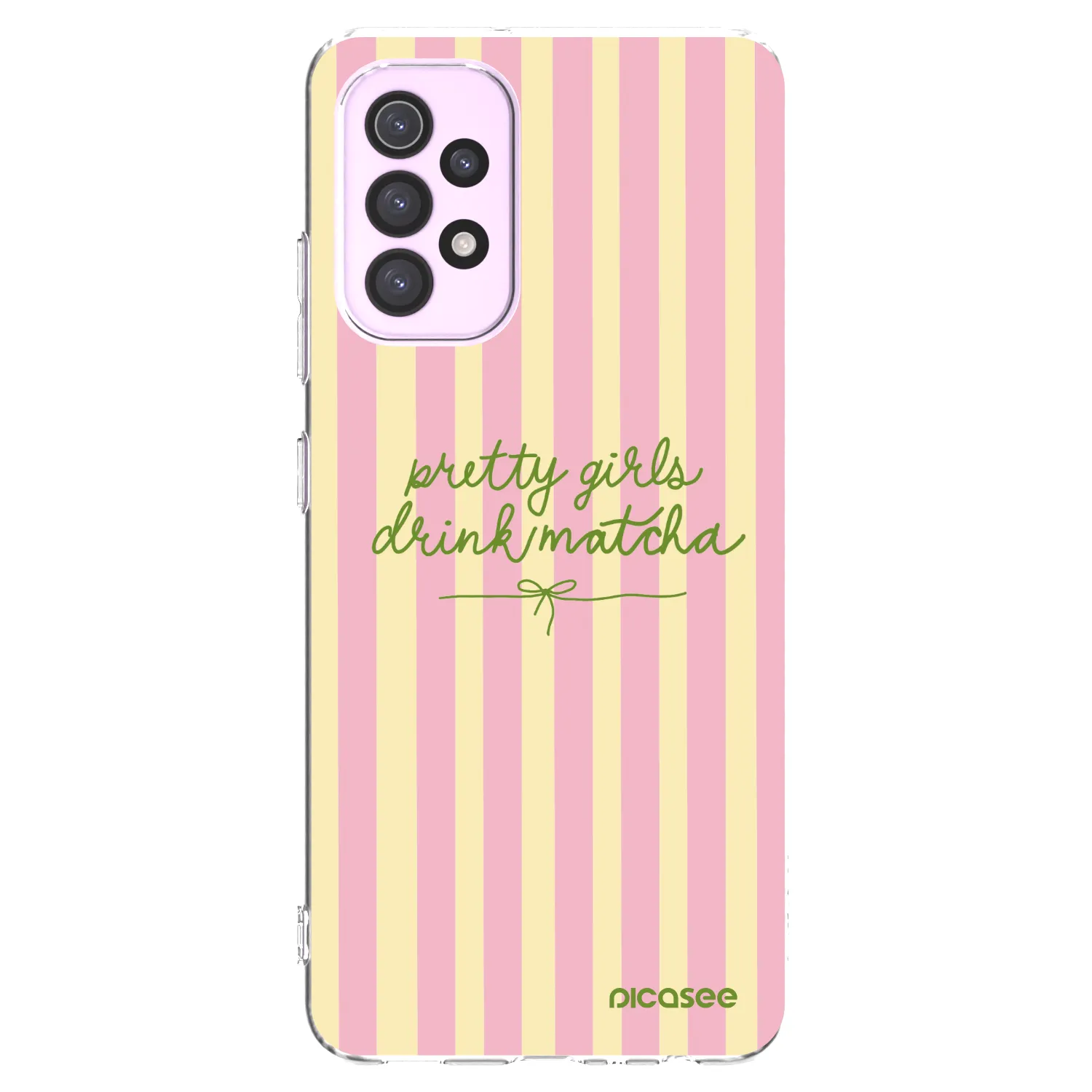 Picasee silikonska prozirna maskica za Samsung Galaxy A32 5G A326B - Pretty matcha