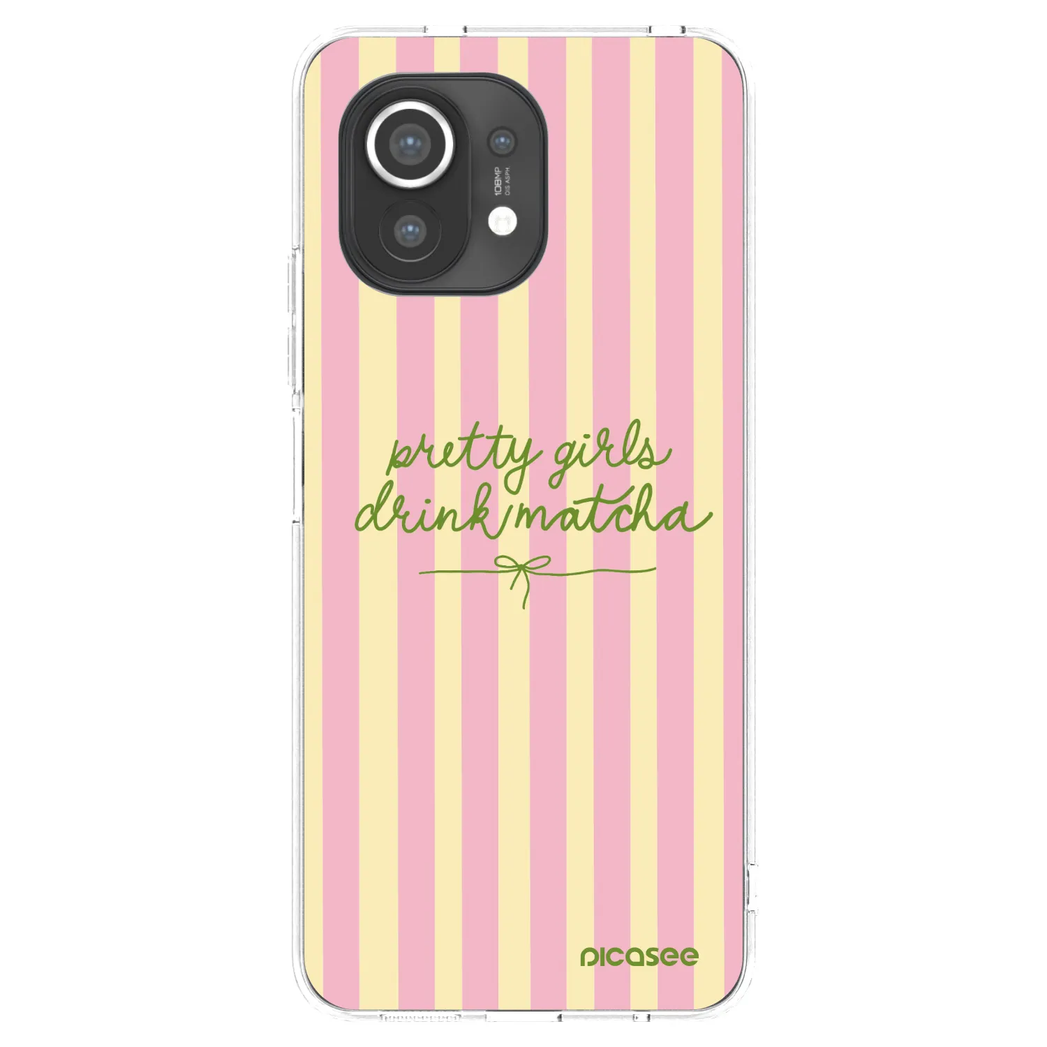 Picasee silikonska prozirna maskica za Xiaomi Mi 11 - Pretty matcha