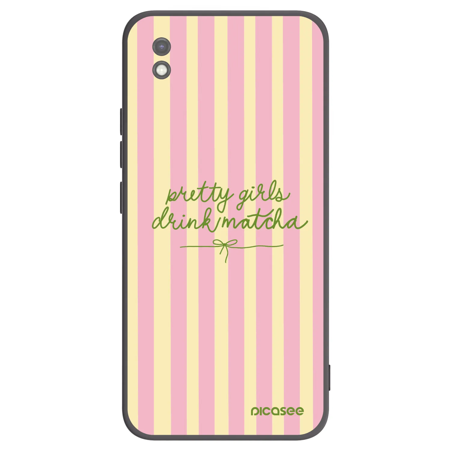 Picasee crna silikonska maskica za Xiaomi Redmi 9AT - Pretty matcha