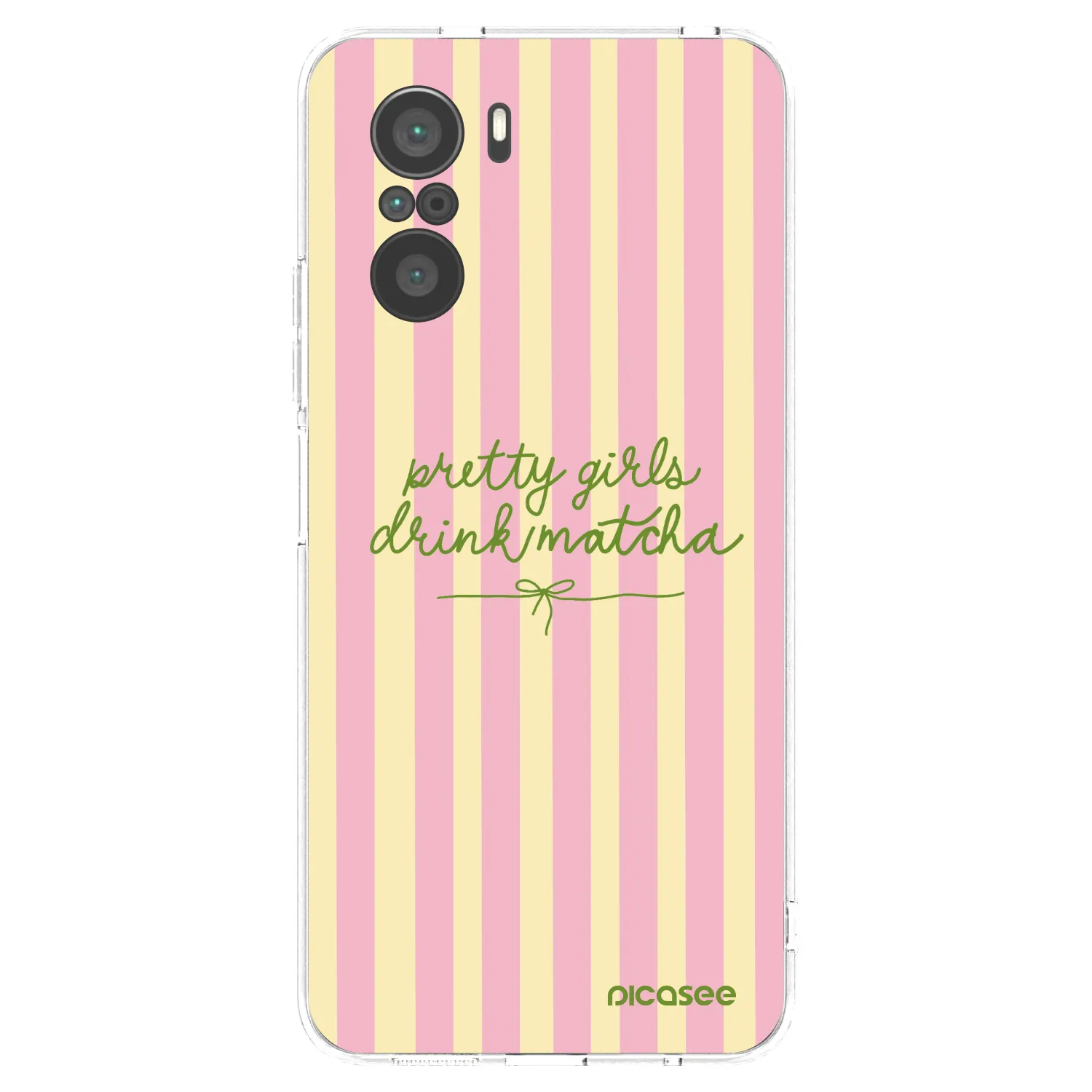 Picasee silikonska prozirna maskica za Xiaomi Poco F3 - Pretty matcha
