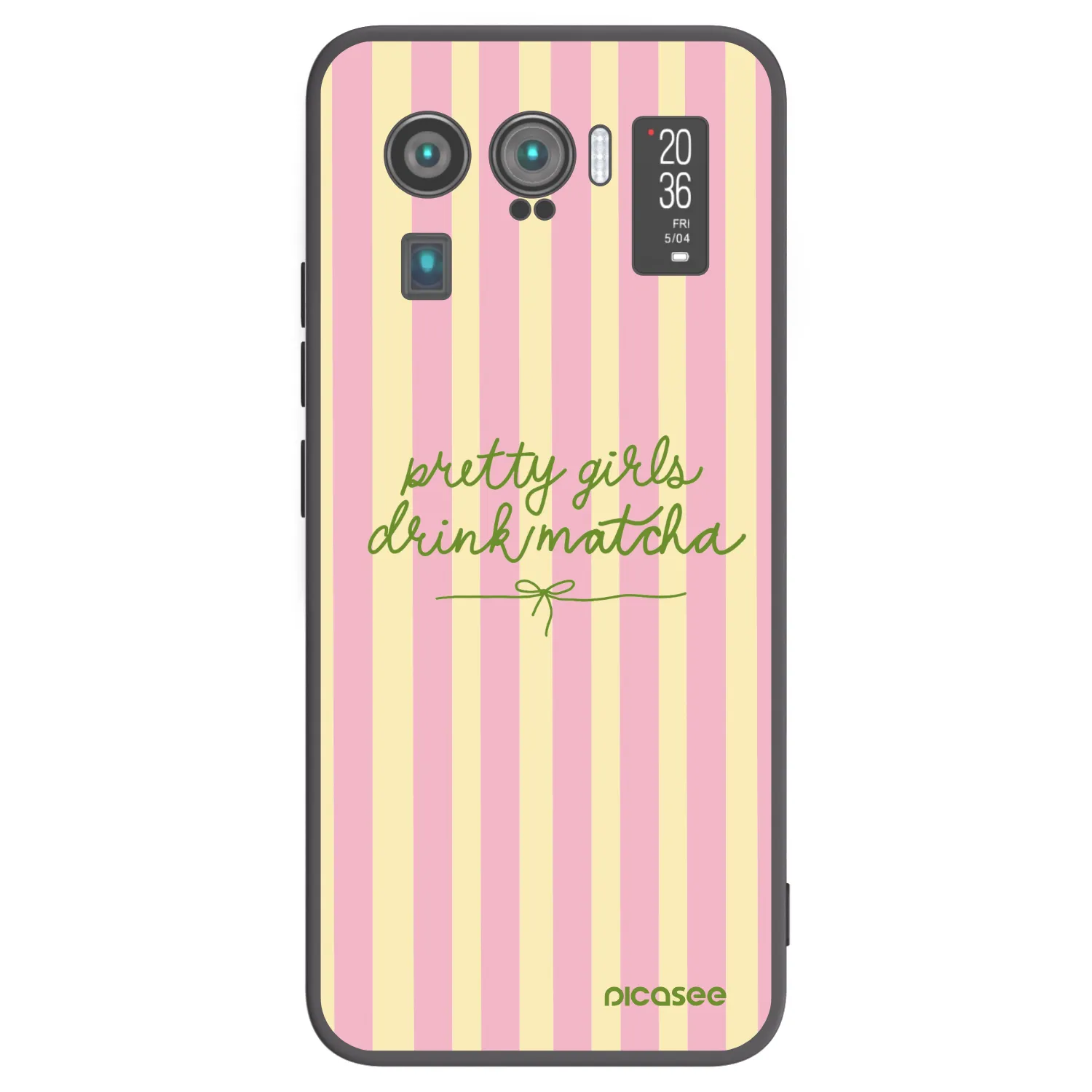 Picasee crna silikonska maskica za Xiaomi Mi 11 Ultra - Pretty matcha