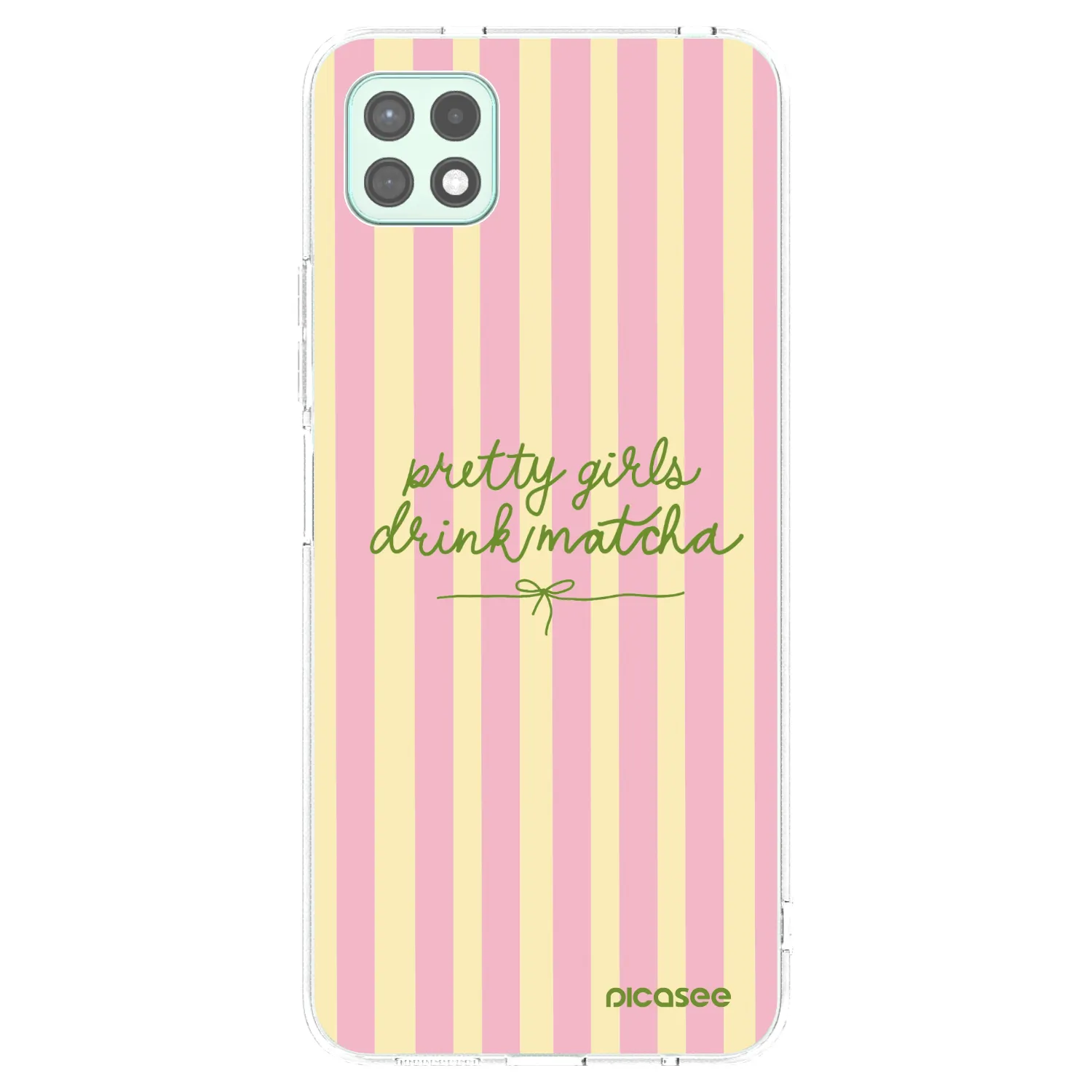 Picasee silikonska prozirna maskica za Samsung Galaxy A22 A226B 5G - Pretty matcha