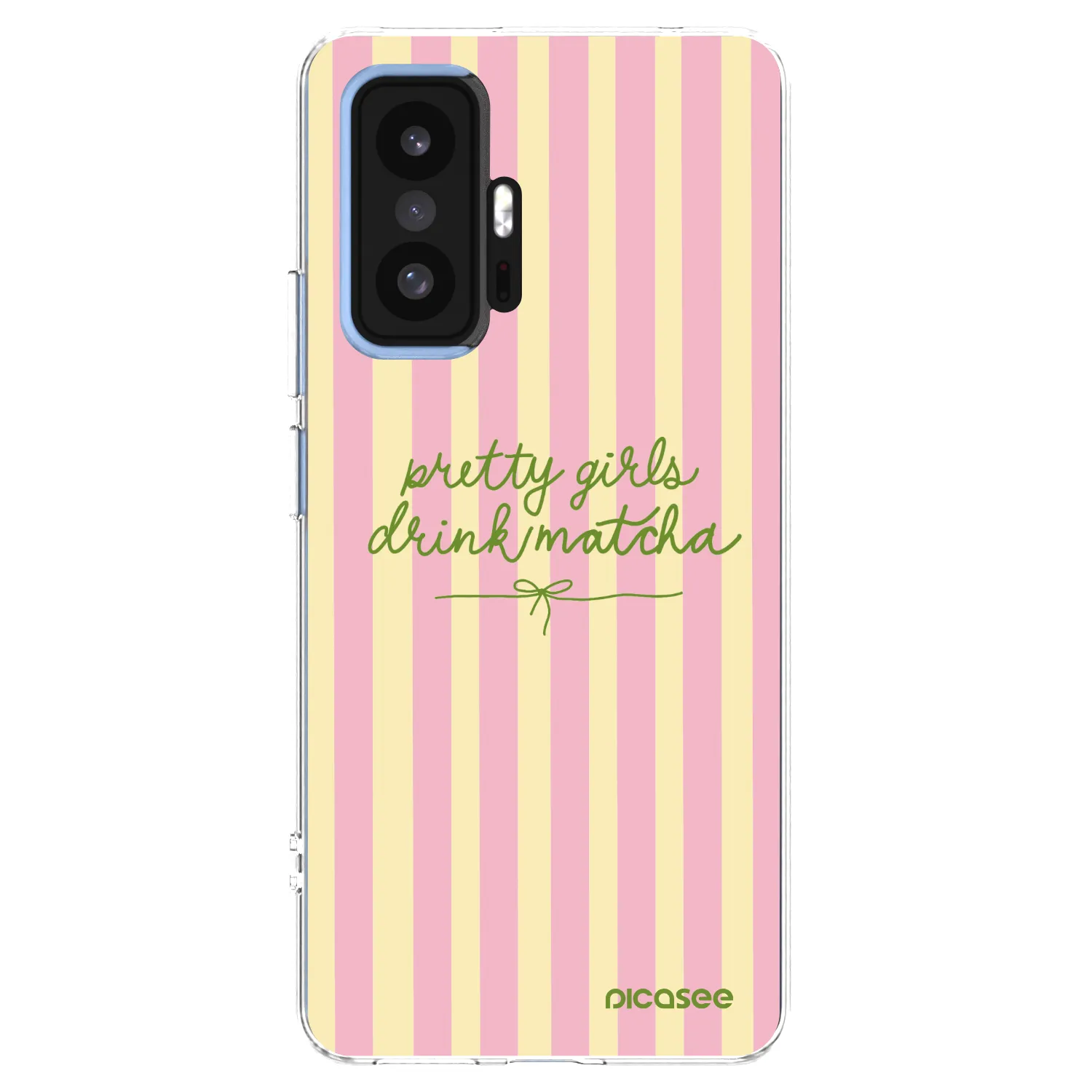 Picasee silikonska prozirna maskica za Xiaomi 11T Pro - Pretty matcha