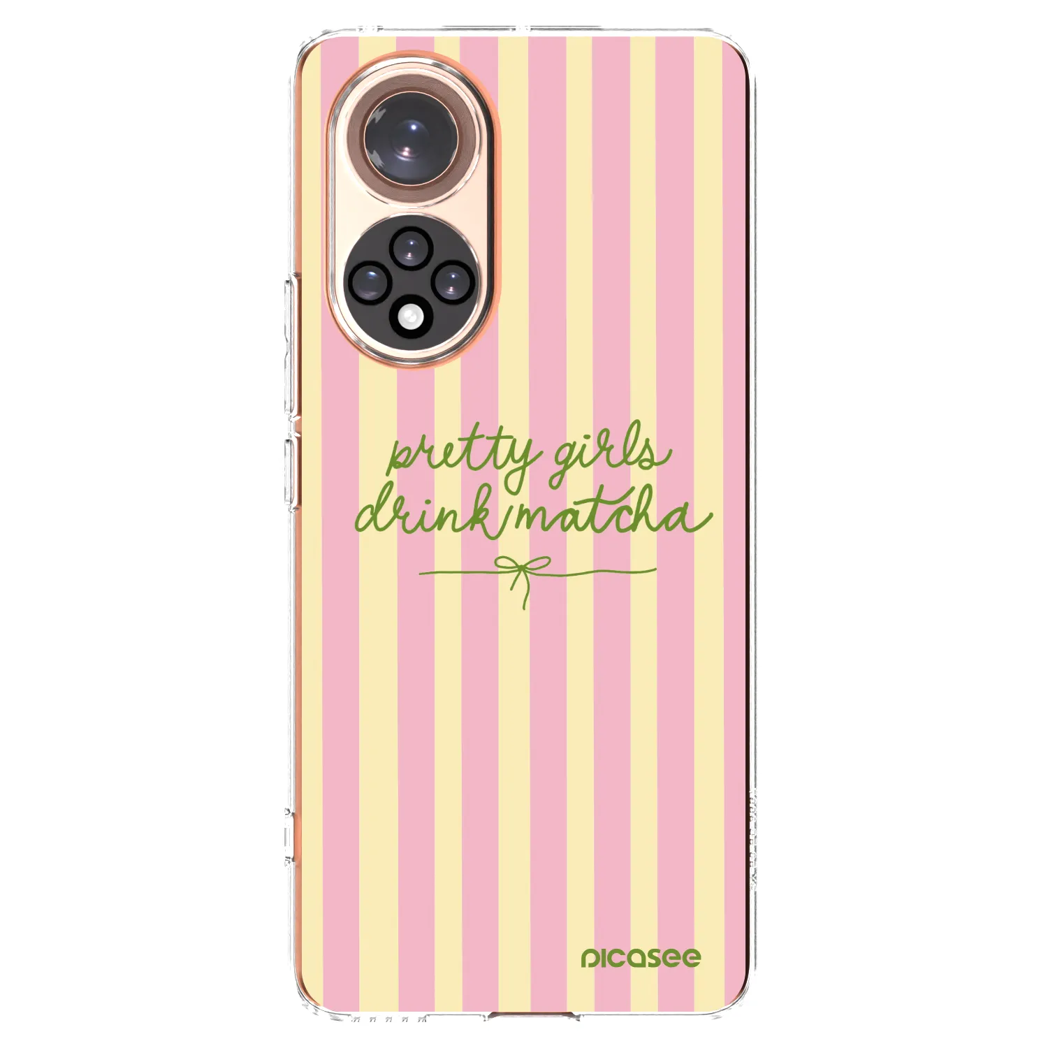 Picasee silikonska prozirna maskica za Honor 50 5G - Pretty matcha