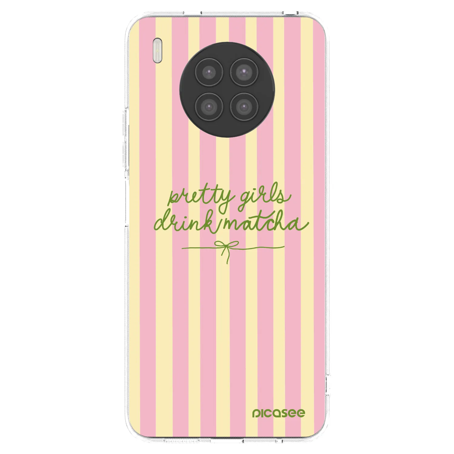 Picasee silikonska prozirna maskica za Huawei Nova 8i - Pretty matcha
