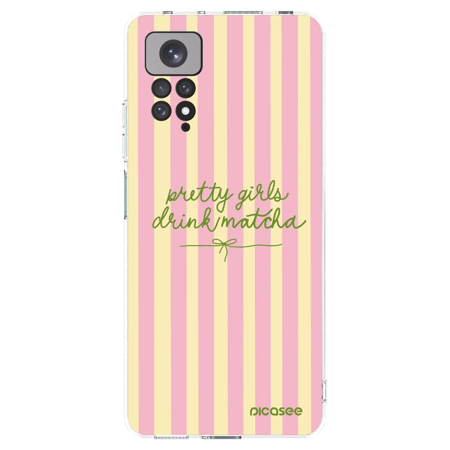 Picasee silikonska prozirna maskica za Xiaomi Redmi Note 11S 4G - Pretty matcha