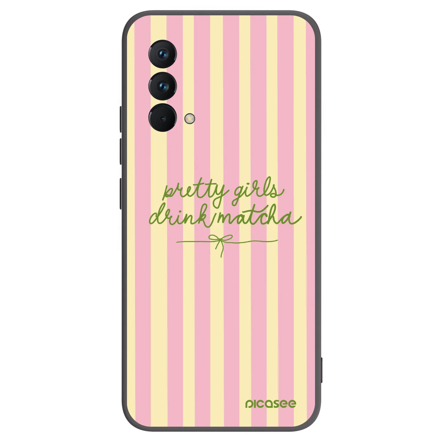 Picasee crna silikonska maskica za Realme GT Master Edition 5G - Pretty matcha