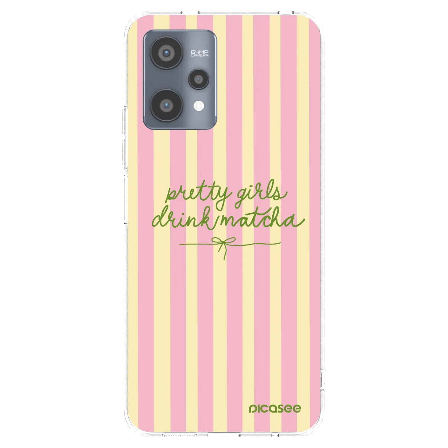 Picasee silikonska prozirna maskica za Realme 9 Pro 5G - Pretty matcha